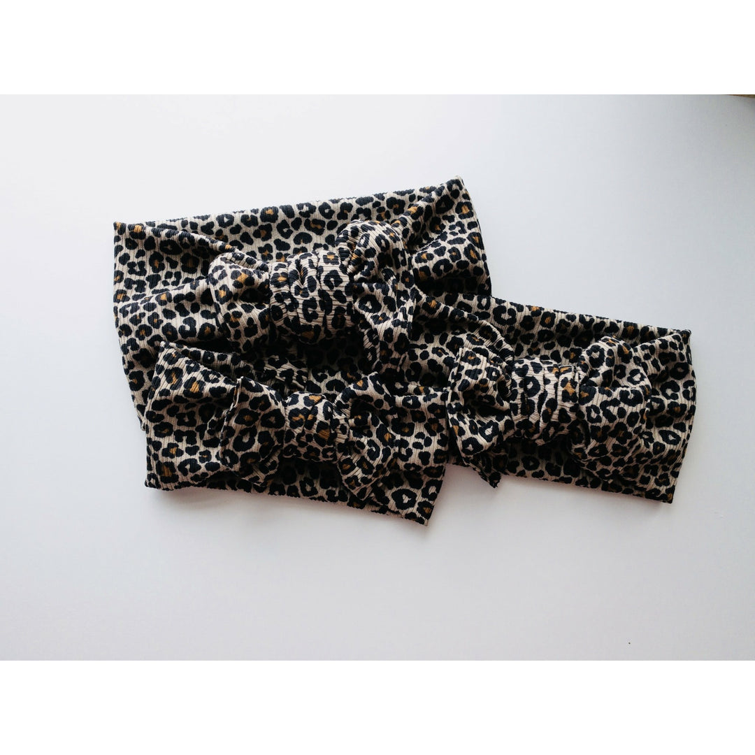 Dark Ribbed Leopard Butter Knot StevieJs