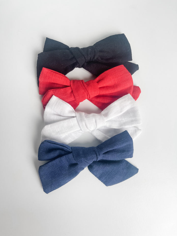 BUNDLE: midnight, firecracker, cotton, & denim "little linen"  StevieJs