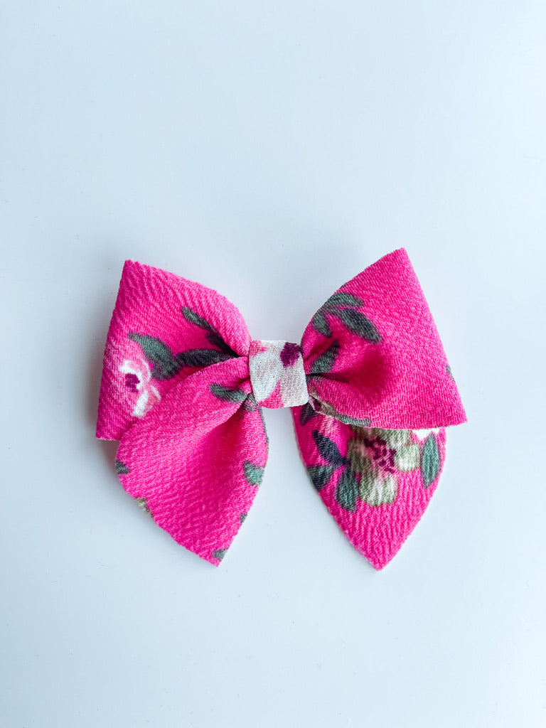 bright pink floral "julia" small sailor  StevieJs   