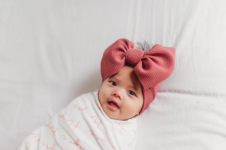 dark rose "chandler" headwrap  StevieJs Baby