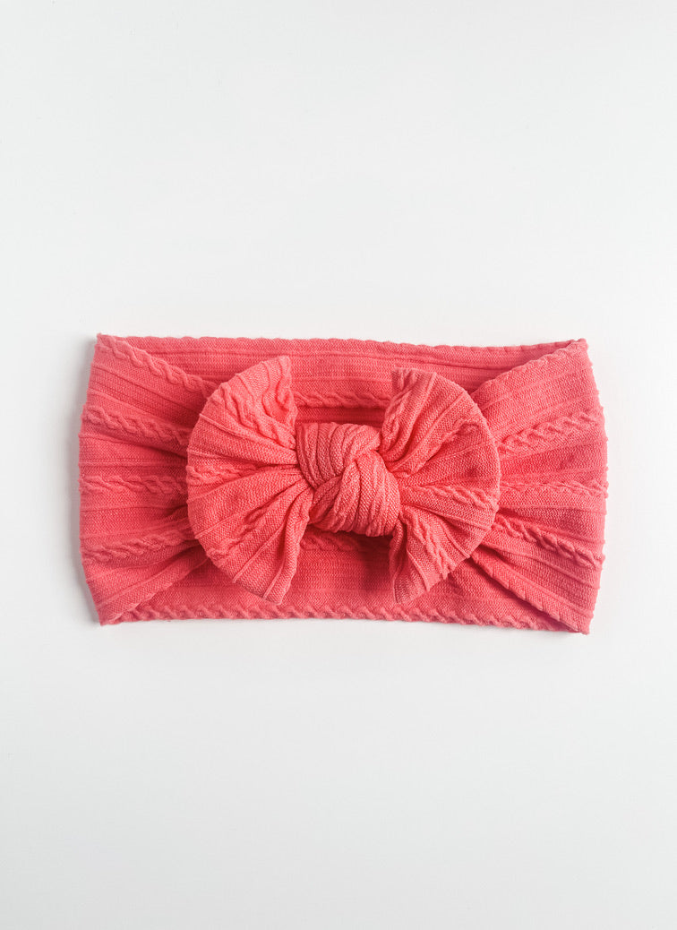 fruit punch "cable knit" nylon knot StevieJs