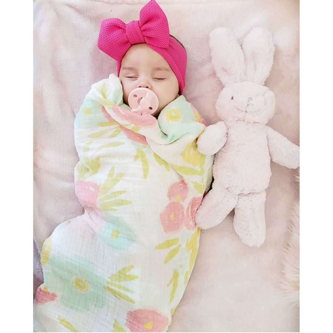 hot pink "chandler" newborn headwrap Newborn Stevie J's