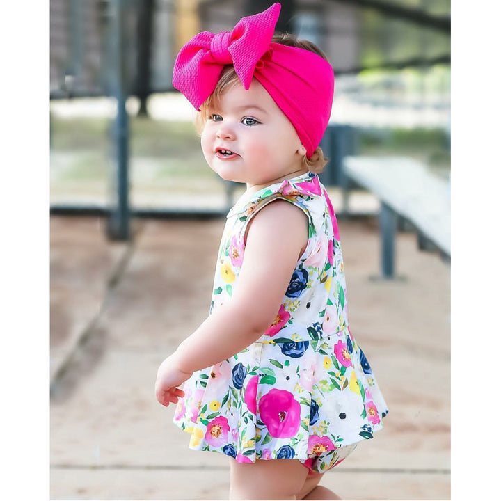 hot pink "chandler" headwrap Stretch Wrap Stevie J's