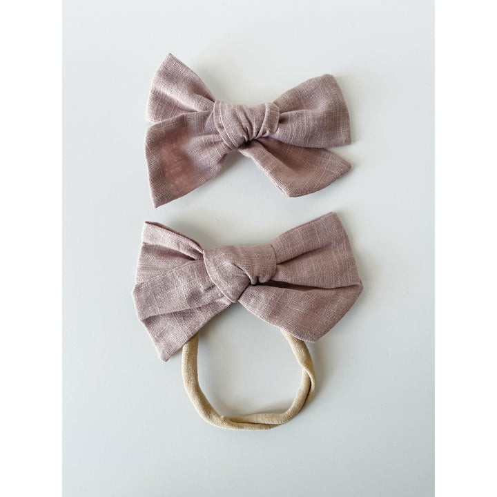 thistle “little linen” bow  StevieJs