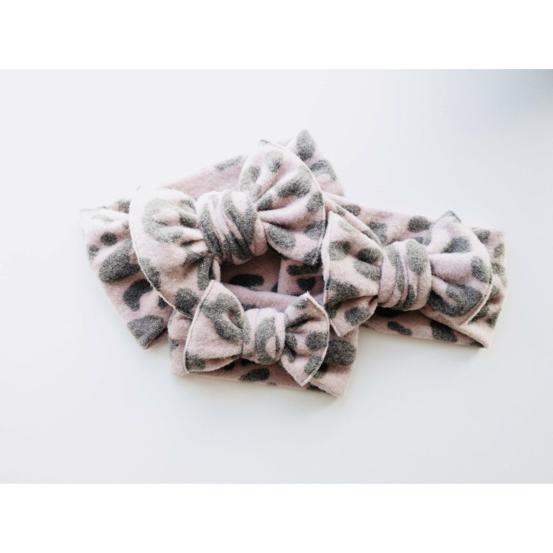 cozy PINK leopard "butter knot" StevieJs