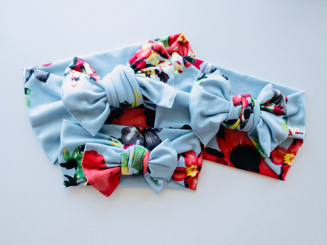 blue spring floral "butter knot StevieJs