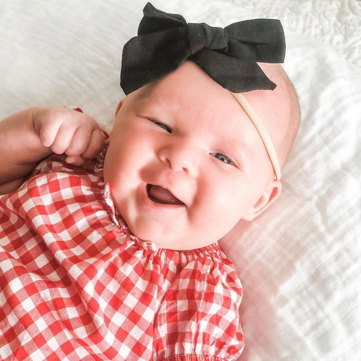 midnight “little linen” bow  StevieJs