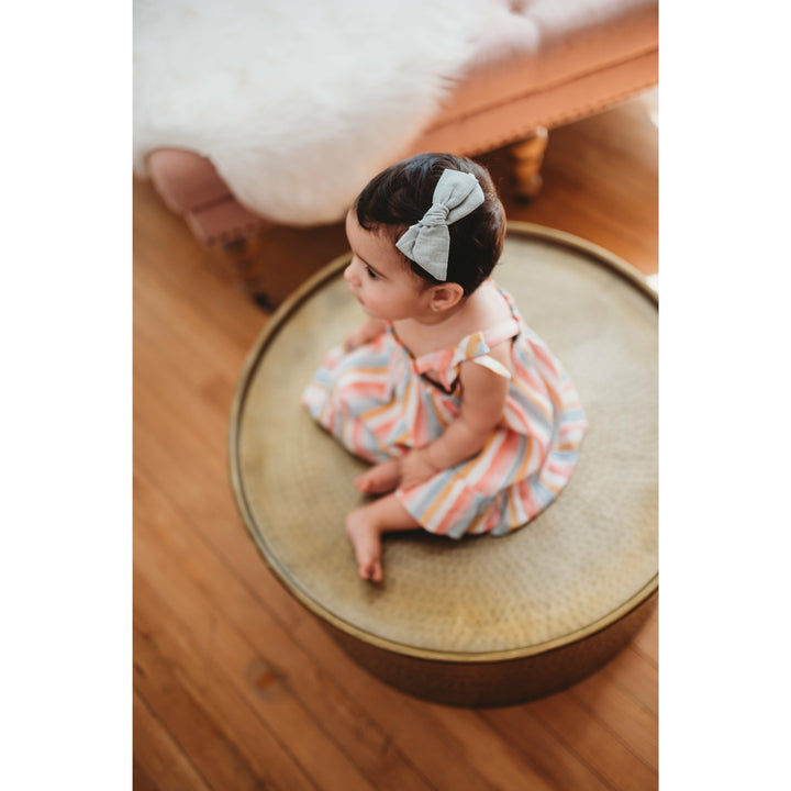 mist “little linen” bow  StevieJs