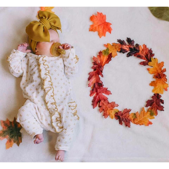 mustard "chandler" newborn headwrap Newborn Stevie J's