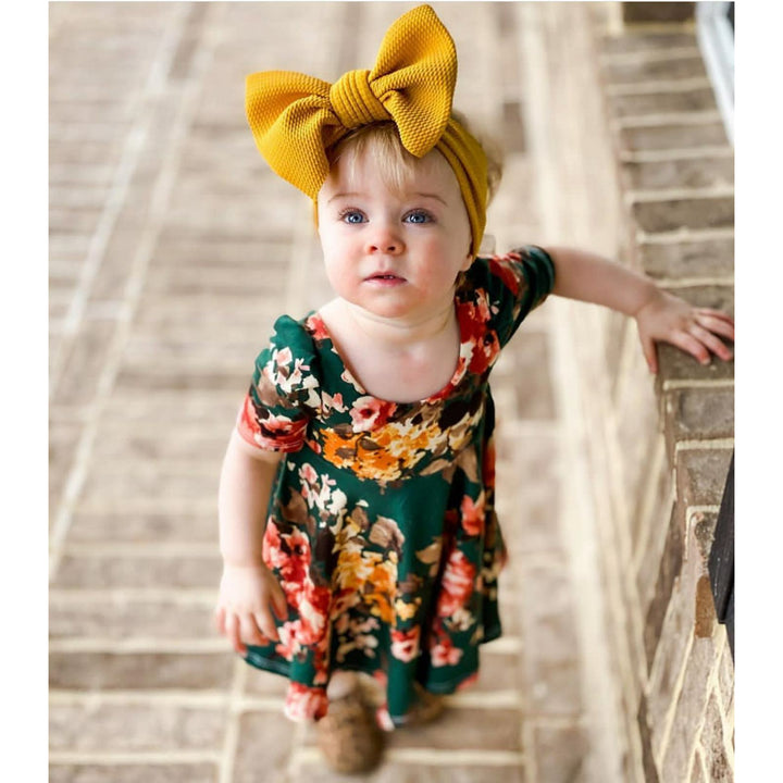 mustard "chandler" headwrap Stretch Wrap Stevie J's