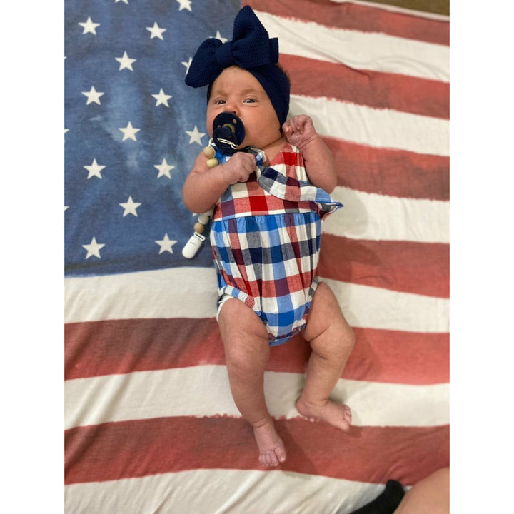 navy "chandler" newborn headwrap Newborn Stevie J's