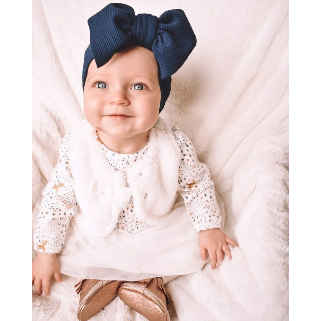 navy "chandler" headwrap Stretch Wrap Stevie J's
