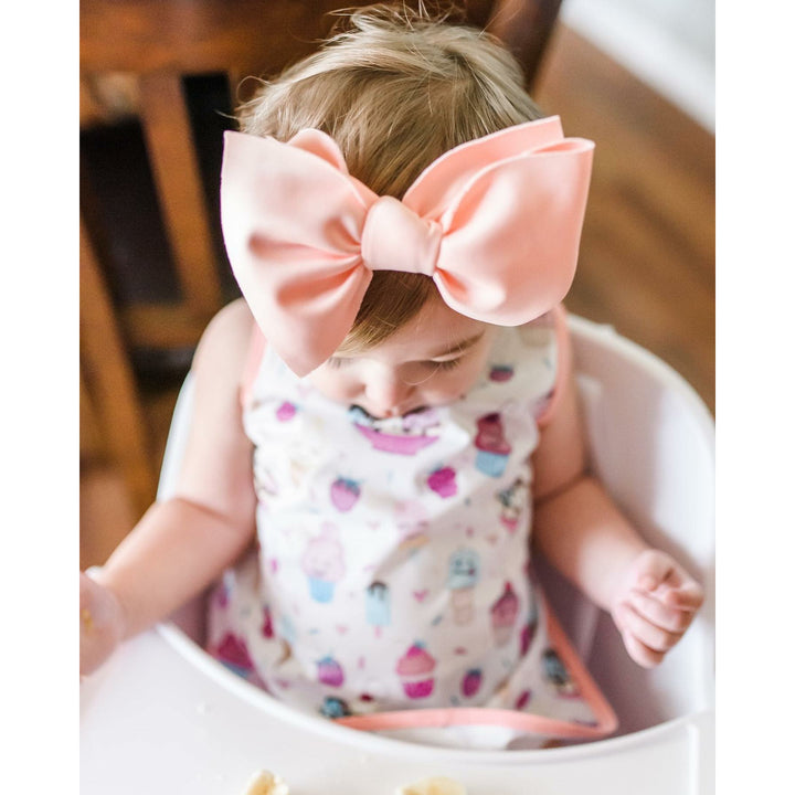 peachy pink "butter" headwrap Stretch Wrap Stevie J's
