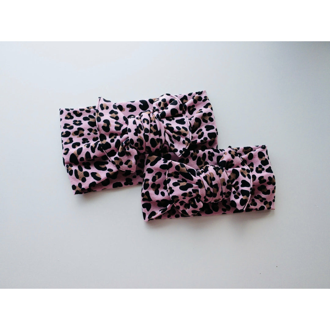 Pink Sassy Leopard Butter Knot  StevieJs   