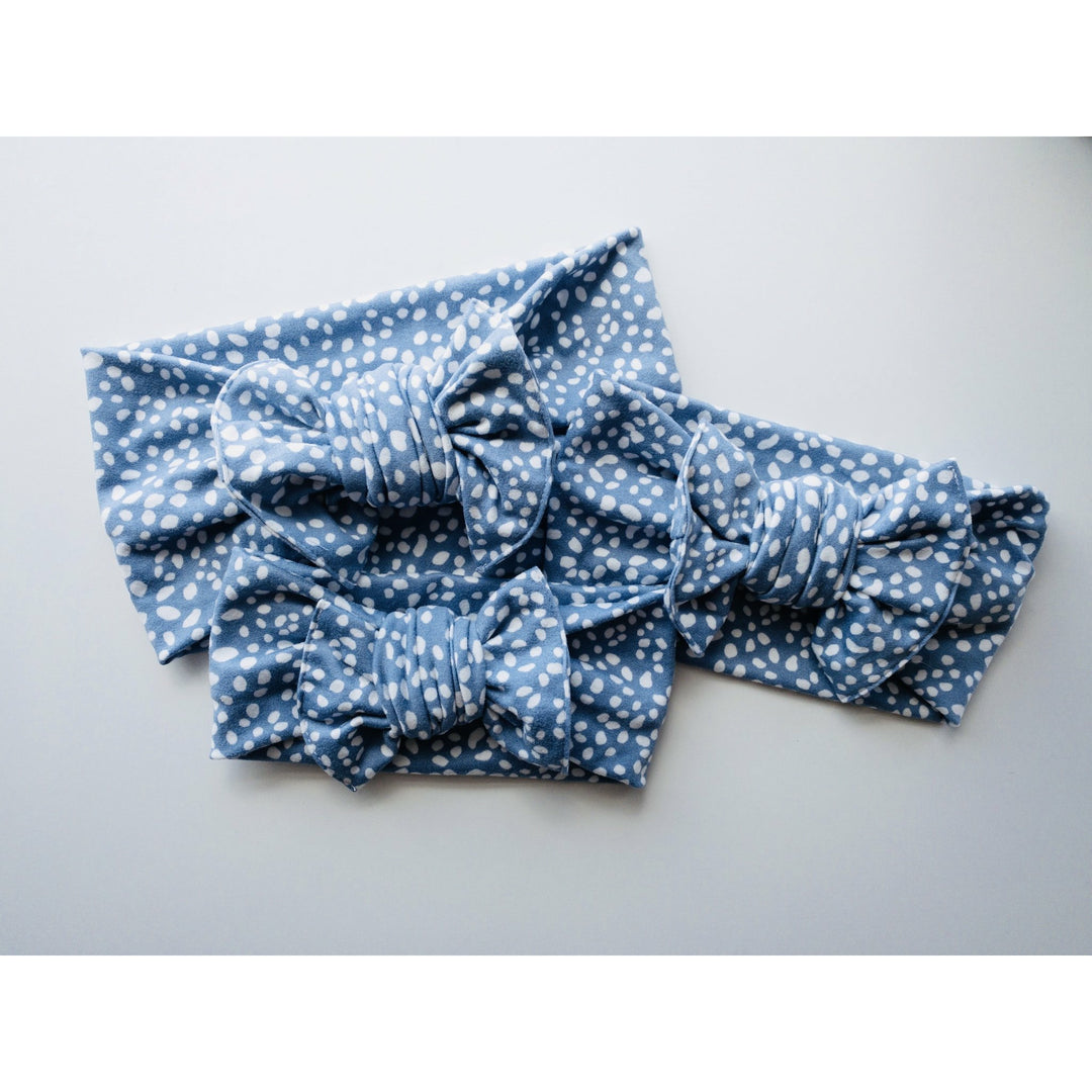Powder Blue Dot Butter Knot StevieJs