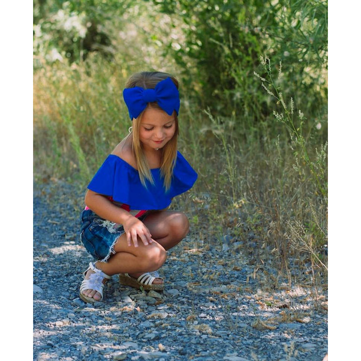royal "chandler" headwrap Stretch Wrap Stevie J's Toddler/Child (approx 6mo-10+ yrs)