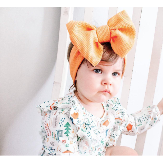 orange marmalade "chandler" headwrap Stretch Wrap Stevie J's