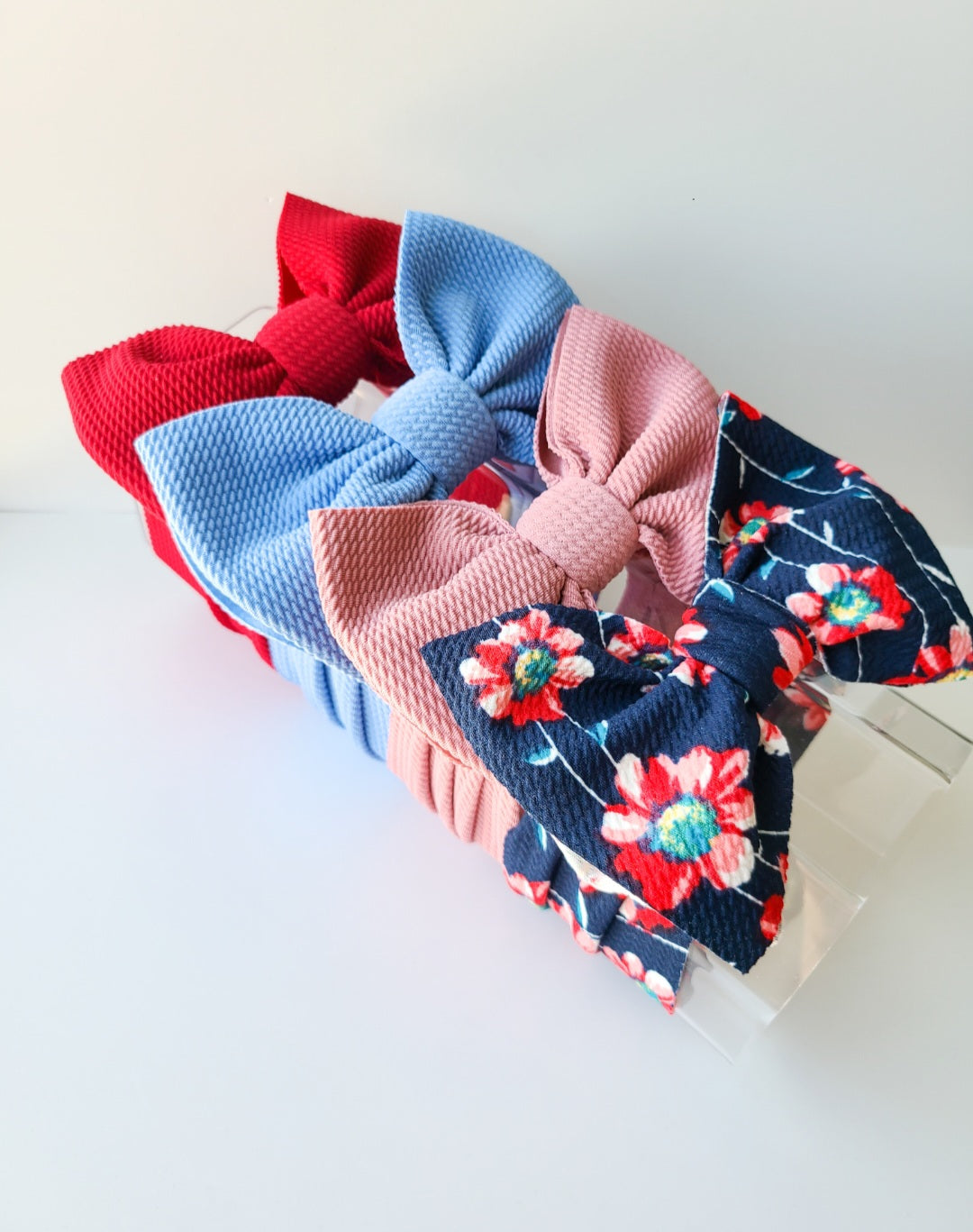 Apple red, Rosie posie, Marina & Navy Floral "Chandler" (4) StevieJs