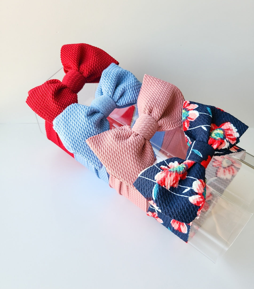 Apple red, Rosie posie, Marina & Navy Floral "Chandler" (4) StevieJs