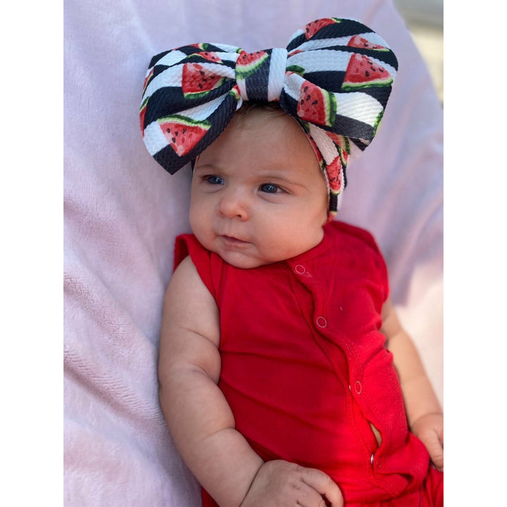 Watermelon Stripe Chandler Headwrap  StevieJs