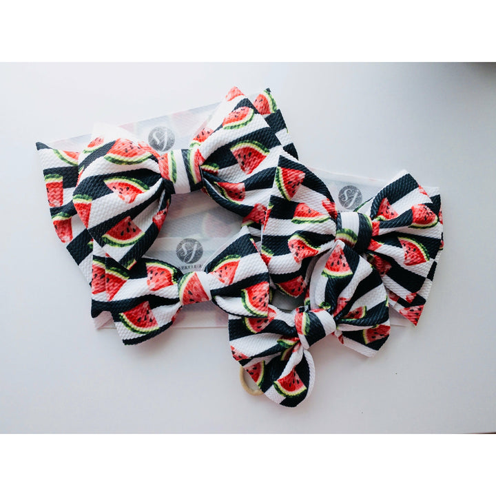 Watermelon Stripe Chandler Headwrap  StevieJs