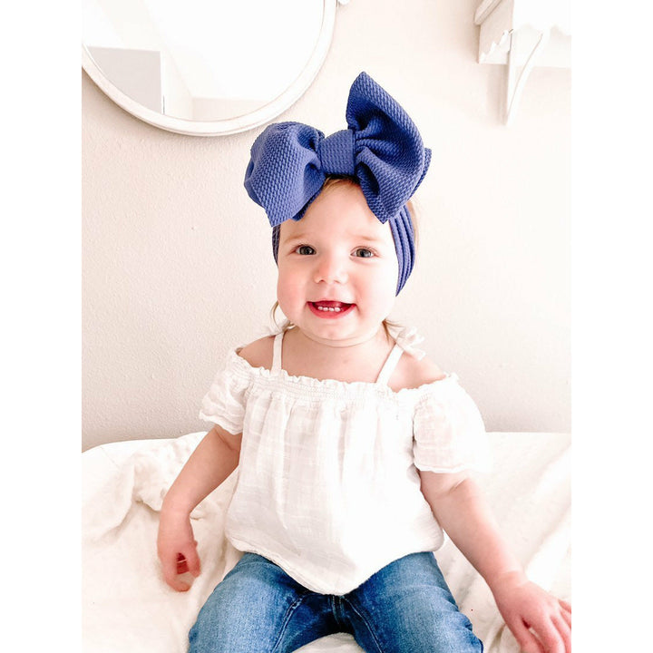 blueberry "chandler" headwrap Headwrap toddler & baby Stevie J's & Co. toddler/child (6mo-10+ years)