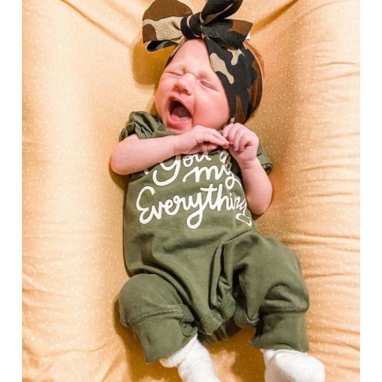 camo "julia" newborn headwrap Newborn Stevie J's