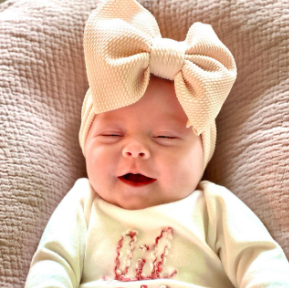 champagne "chandler" headwrap Headwrap toddler & baby Stevie Js & Co.