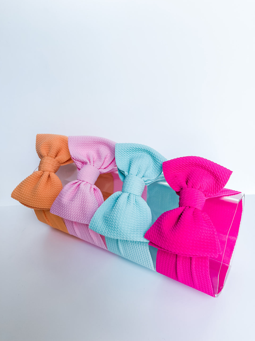 Orange Marmalade, Ballerina, Mint, & Hot Pink “Chandler” NEWBORN Bundle (4) StevieJs