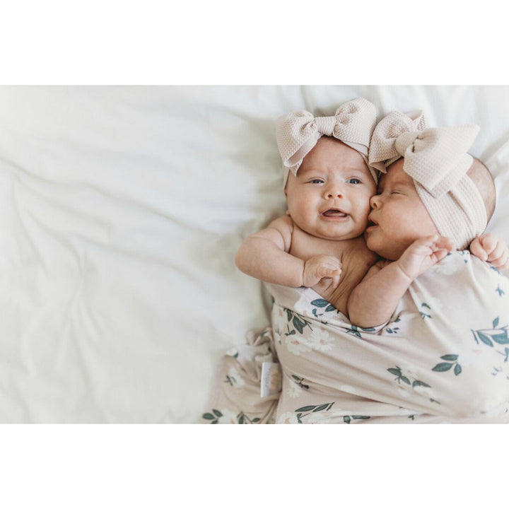 Dusty Rose Floral Swaddle  Stevie J's
