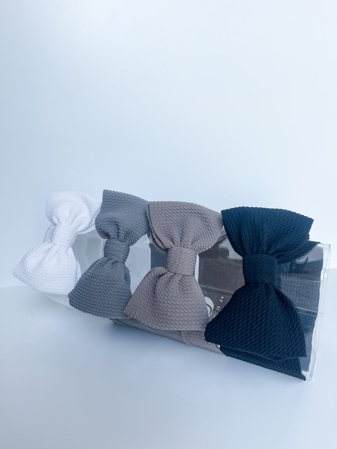 White, Gray, Taupe , & Black “Chandler” NEWBORN Bundle (4) StevieJs