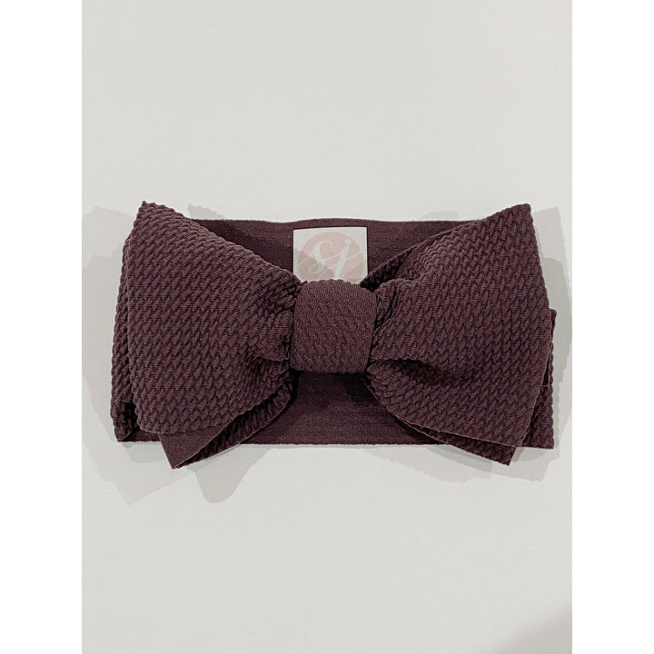 plum "chandler" newborn headwrap Newborn Stevie J's