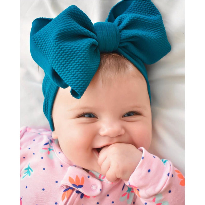 teal "chandler" headwrap Headwrap toddler & baby Stevie J's Baby