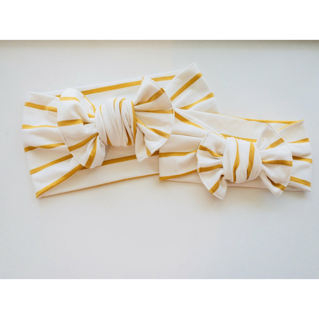Mustard Stripe Butter Knot StevieJs