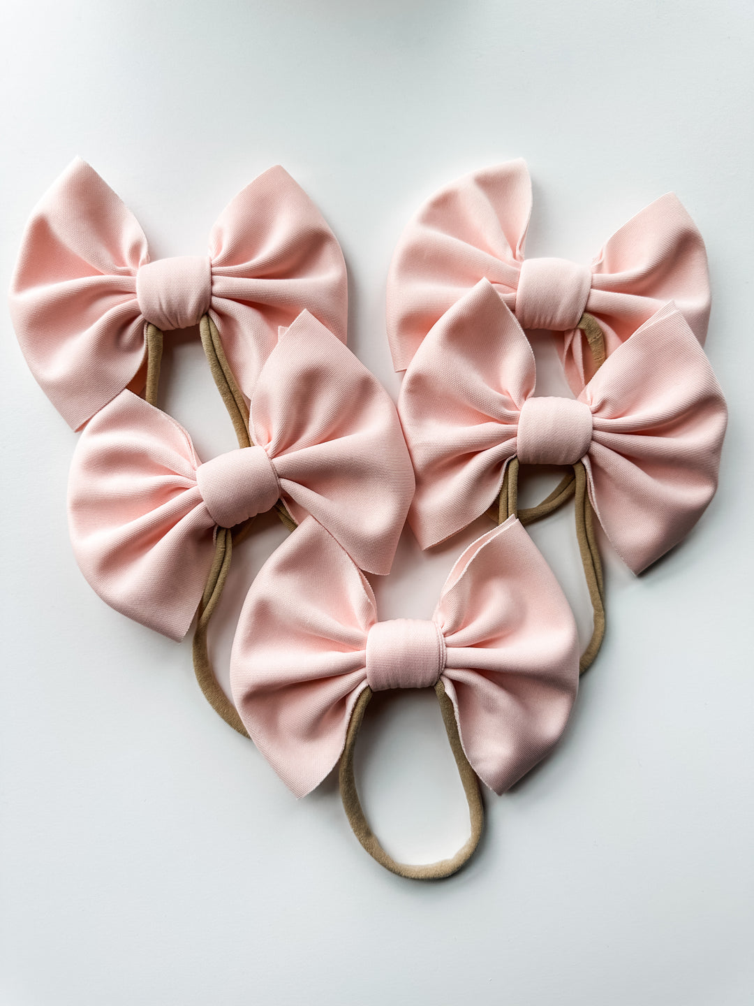 ORIGINAL blush "butter" bow on nylon bow on nylon Stevie J's regular