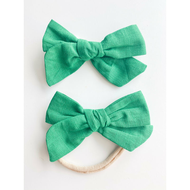 pine “little linen” bow  StevieJs