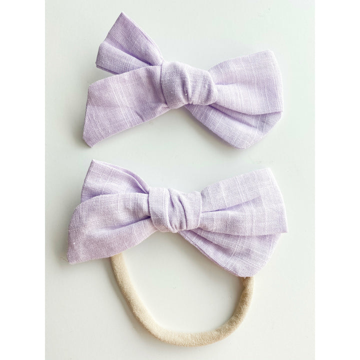 iris “little linen” bow  StevieJs