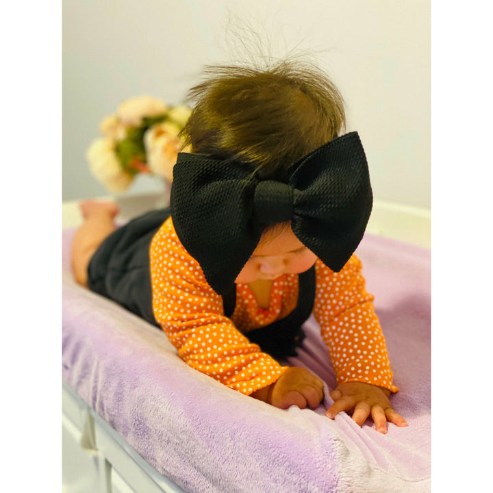black "chandler" headwrap Stretch Wrap Stevie J's
