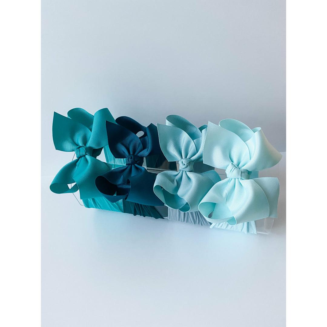 BUNDLE: Emerald, Cornstarch, & Dusty Blue, & Light Blue “Grosgrain” StevieJs