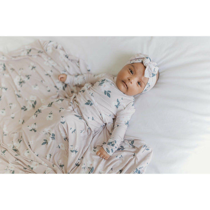 Dusty Rose Floral Swaddle  Stevie J's Default Title