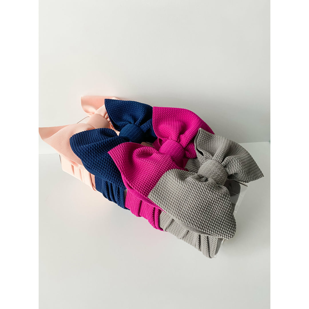 Peachy Pink “Butter”, Navy, Berry, & Gray “Chandler” BUNDLE (4) StevieJs