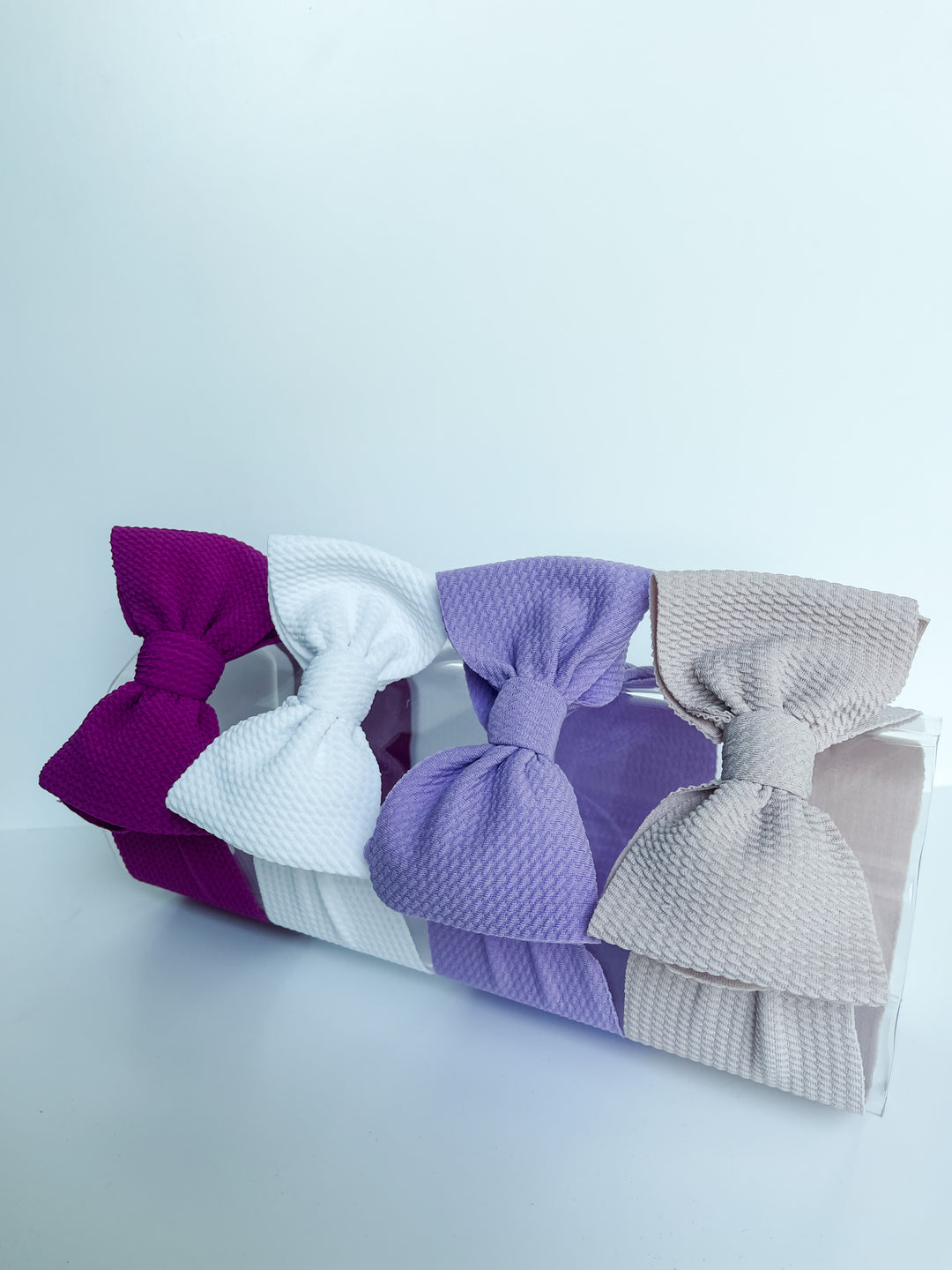 Berry, White, Lavender, & Powder Pink “Chandler” NEWBORN Bundle (4) StevieJs