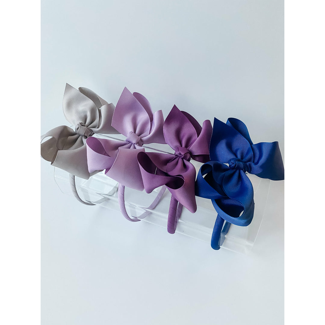 BUNDLE: Gray, Lavender, Plum, & Navy “Grosgrain” StevieJs