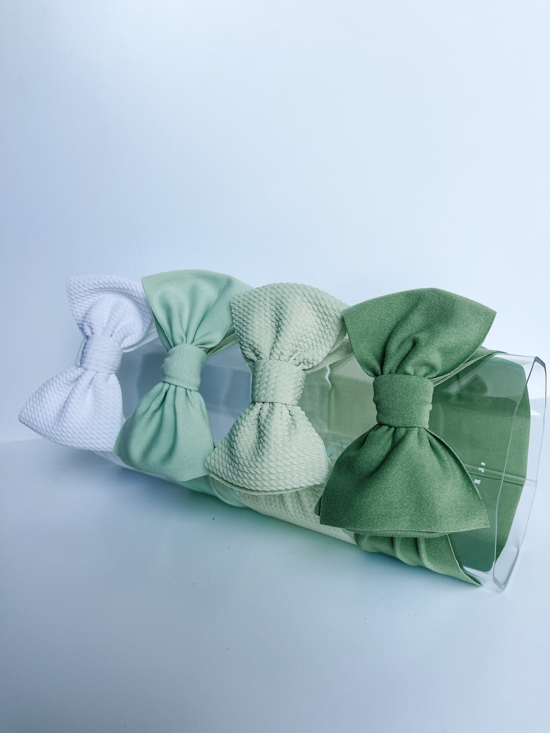 White, Pistachio "Comfort", Melon, & Moss “Comfort” NEWBORN Bundle (4) StevieJs