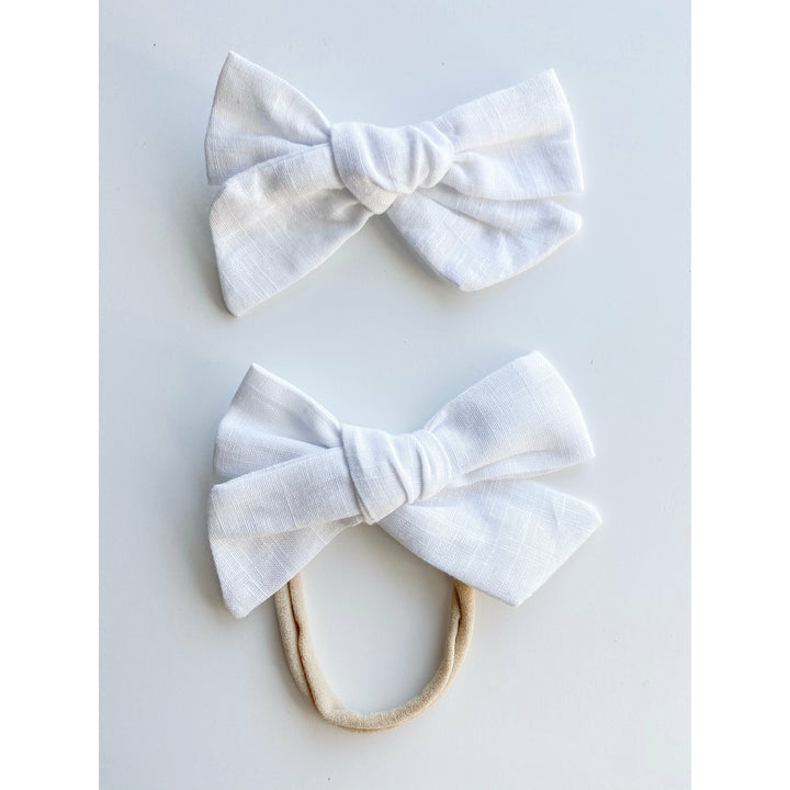 cotton “little linen” bow  StevieJs