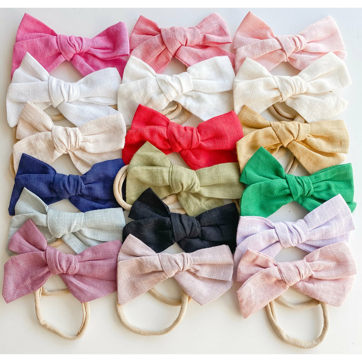 lemonade “little linen” bow  StevieJs