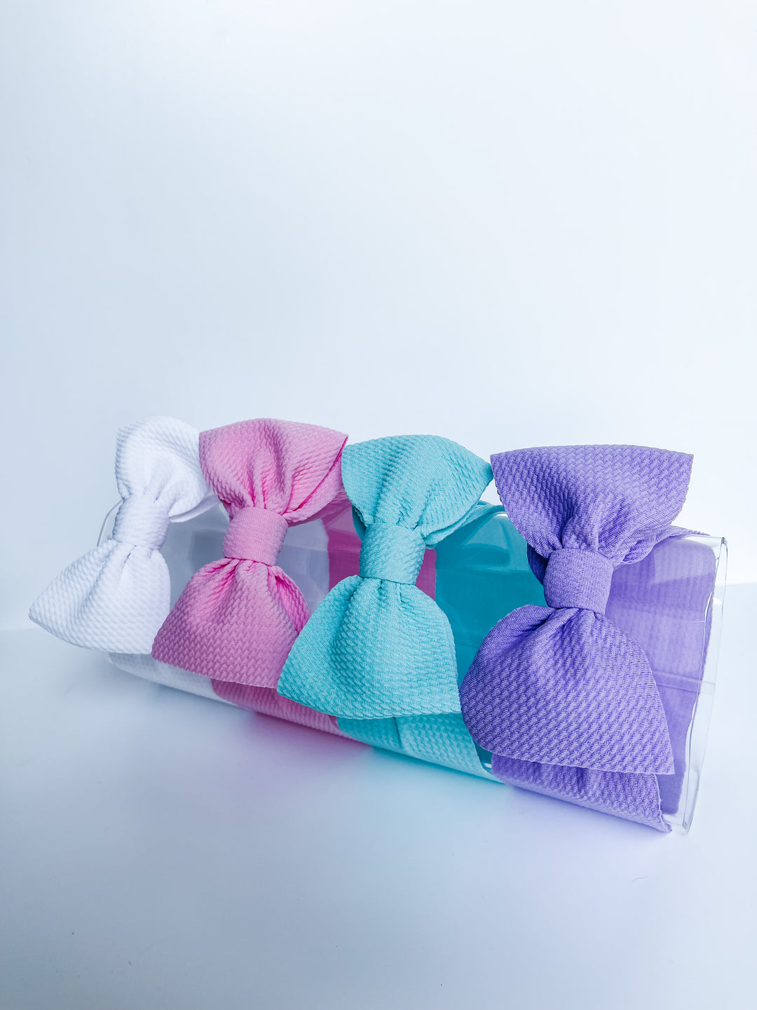 White, Ballerina, Mint, & Lavender “Chandler” NEWBORN Bundle (4) StevieJs