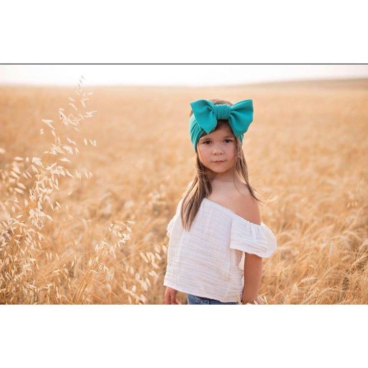 emerald "chandler" headwrap  StevieJs Toddler/Child (approx 6mo-10+ yrs)