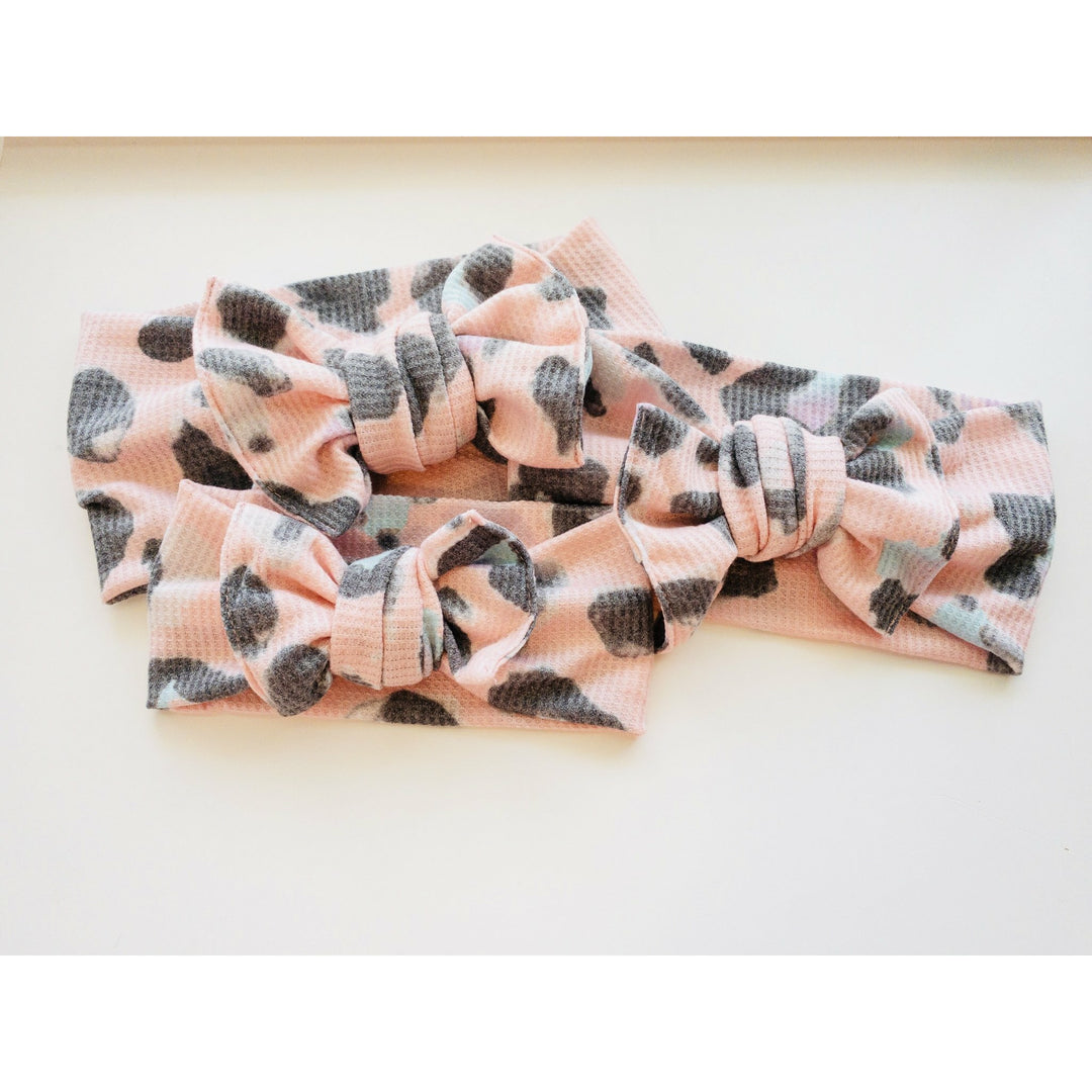 Pink Leopard Print Butter Knot StevieJs