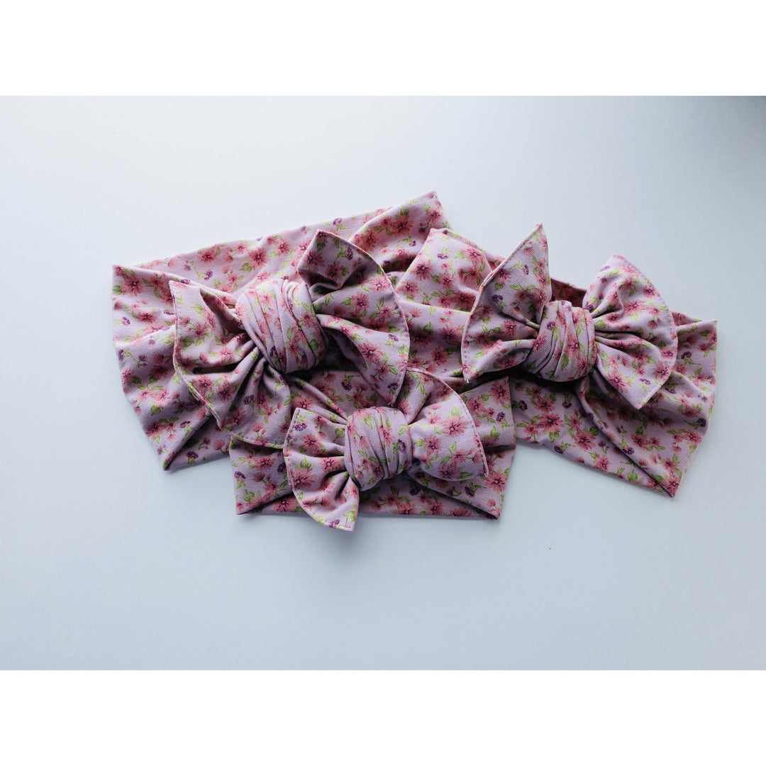 Dusty Rose Floral Butter Knot StevieJs